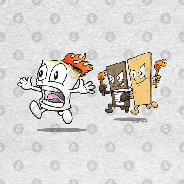 Funny Smores Chase by robotface